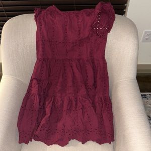 Maroon boutique dress